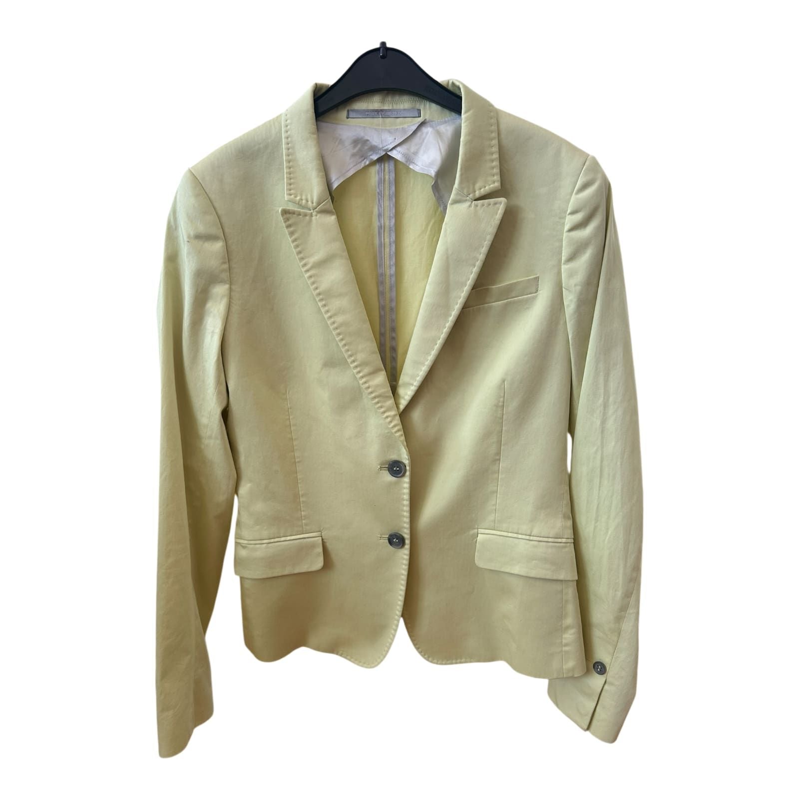 ✨ Tiger of Sweden Blazer Damen 38 Gelb-Grün– Edler Business-Look ✨