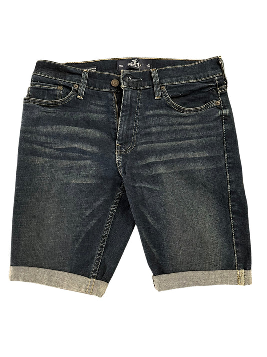 Hollister Jeans Shorts Herren W30 Dunkelblau Denim