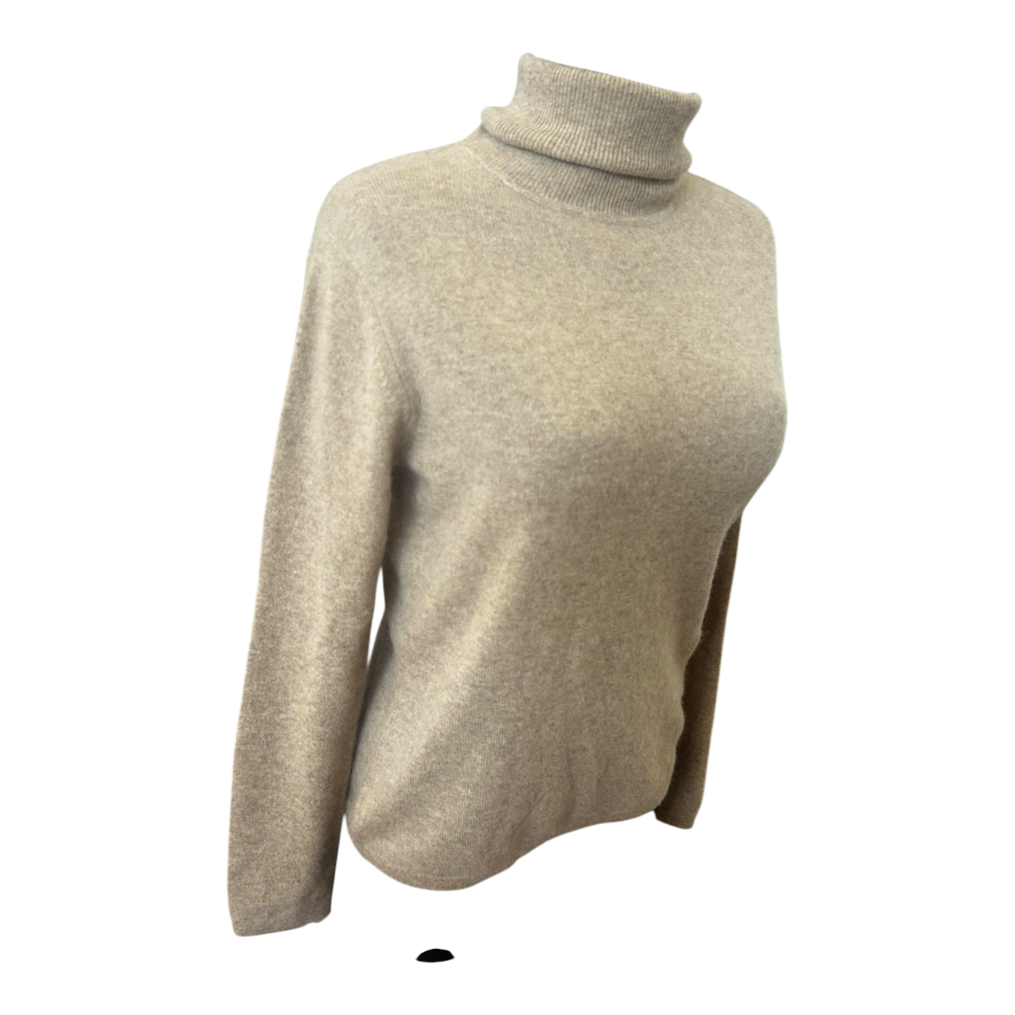 APT 9 Kaschmir Pullover Damen Rollkragen Gr M Beige Winter Luxus