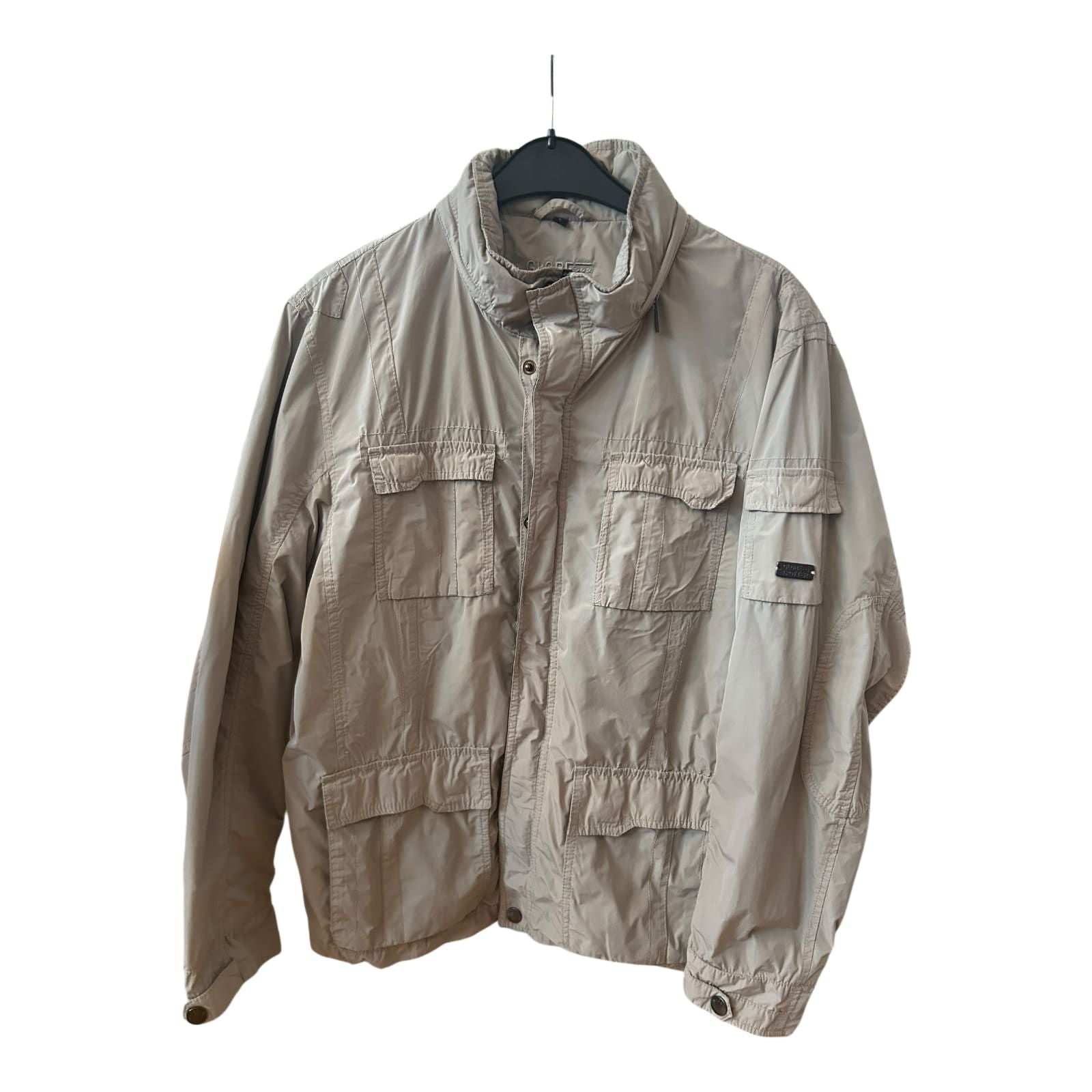Globetrotter Herrenjacke Beige Gr L Outdoorjacke Safari Look Polyester