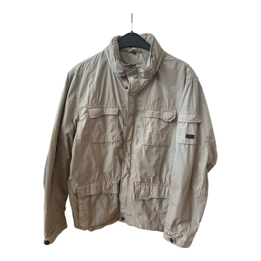 Globetrotter Herrenjacke Beige Gr L Outdoorjacke Safari Look Polyester