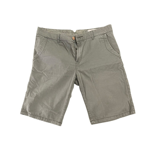 Tom Tailor Herren Shorts Slim Chino Gr M Grün Baumwolle Stretch