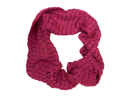 Loop Schal Damen Pink Polyester 25x95 cm Leicht Weich Schick Rundschal Basic