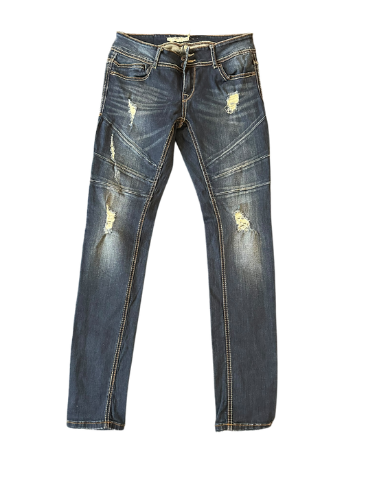👖 Sister Skinny Jeans | Gr. 28 Waist | Blau | Lässiger, bequemer Schnitt | Casual-Chic 👖