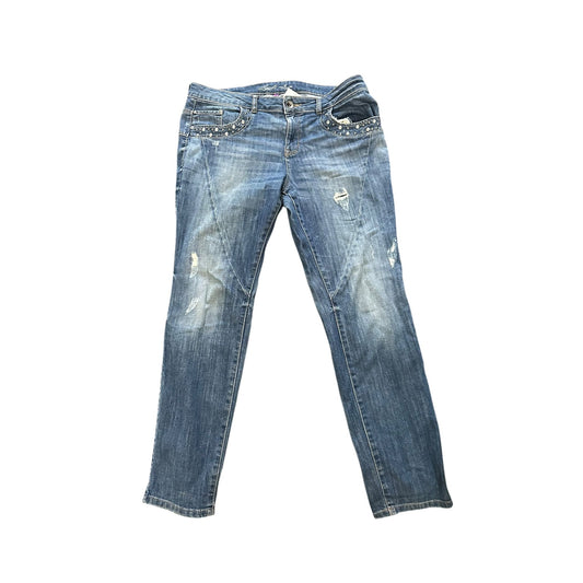 Tom Tailor Damen Jeans Tapered Relax Blau Größe 31/32 Tapered Fit Bequem