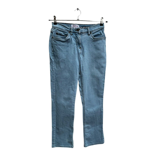 John Baner Damen Jeans Hose Gr 36 Blau Baumwolle Elasthan Stretch