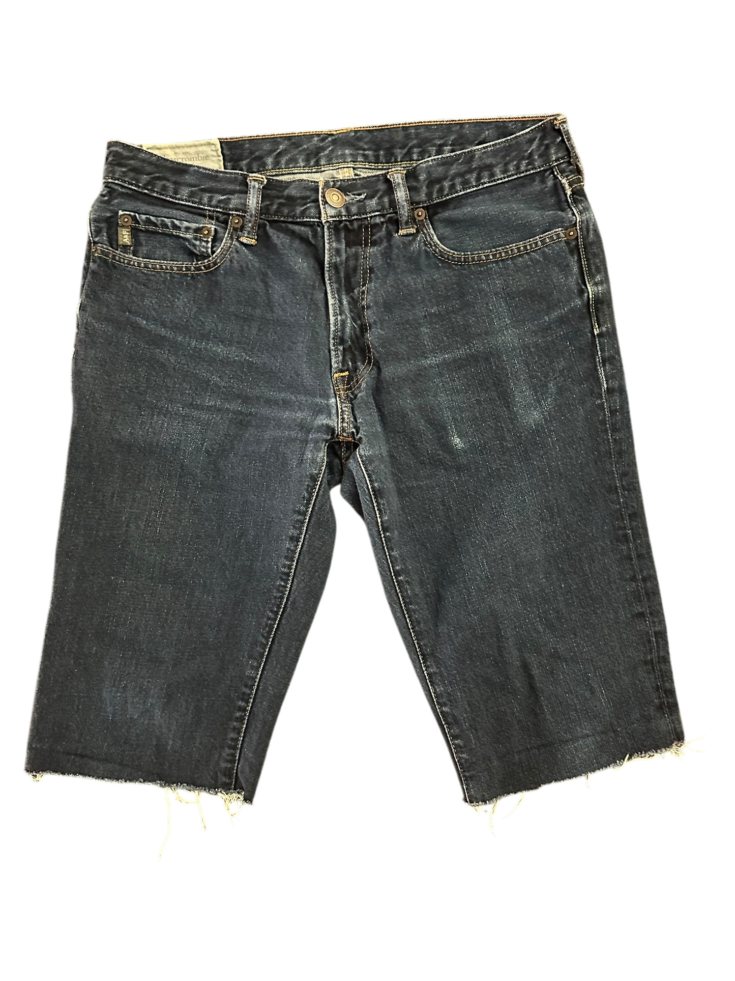 Abercrombie Fitch Jeans Shorts Herren W32 L30 Dunkelblau Denim