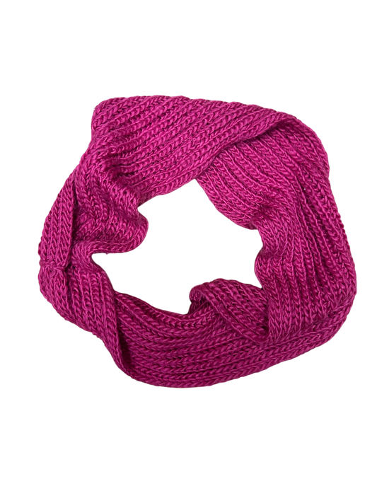 Loop Schal Damen Pink Viskose 25x80 cm Weich Modern Casual Rundschal Elegant