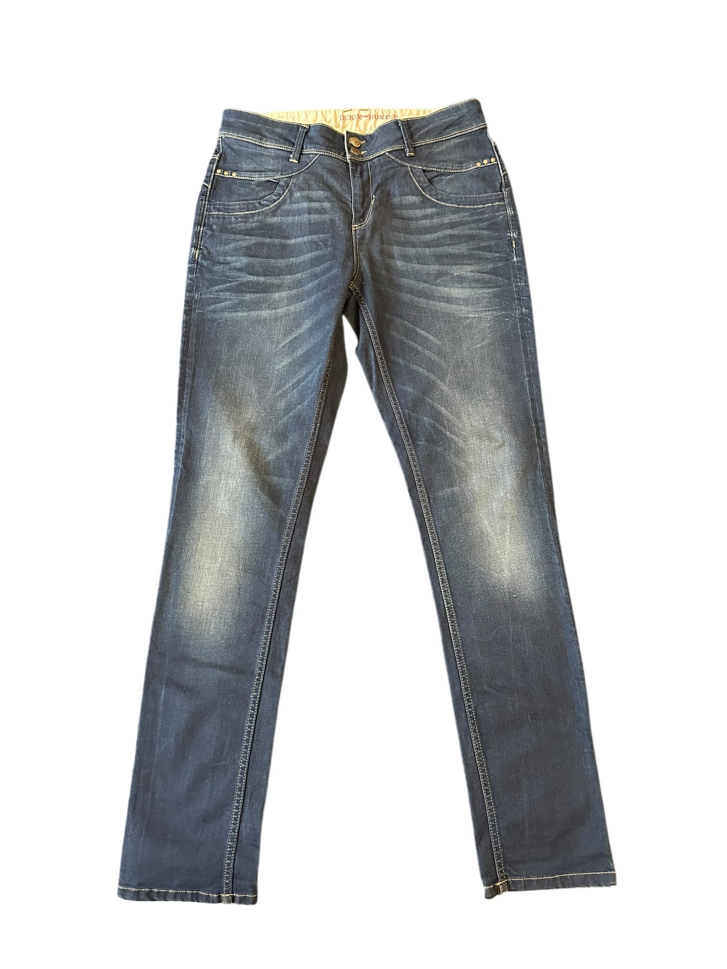 👖 Denim Hunter - Romina Curved Damen Jeans | Gr. 29 | Jeansblau | Bequemer Fit | Klassischer Denim Look 👖