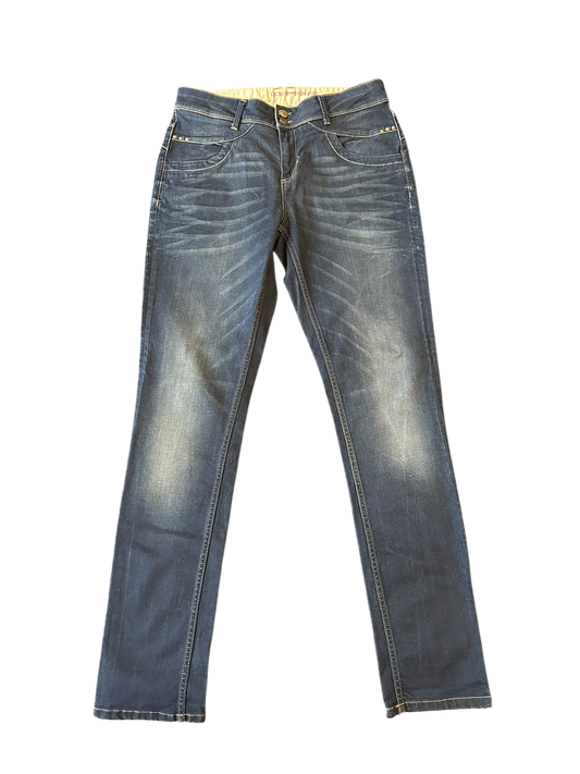 👖 Denim Hunter - Romina Curved Damen Jeans | Gr. 29 | Jeansblau | Bequemer Fit | Klassischer Denim Look 👖