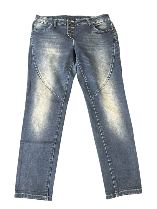 Rainbow Jeans | Gr. 42 | Blau | Regular Fit | Damen Jeans - Hose