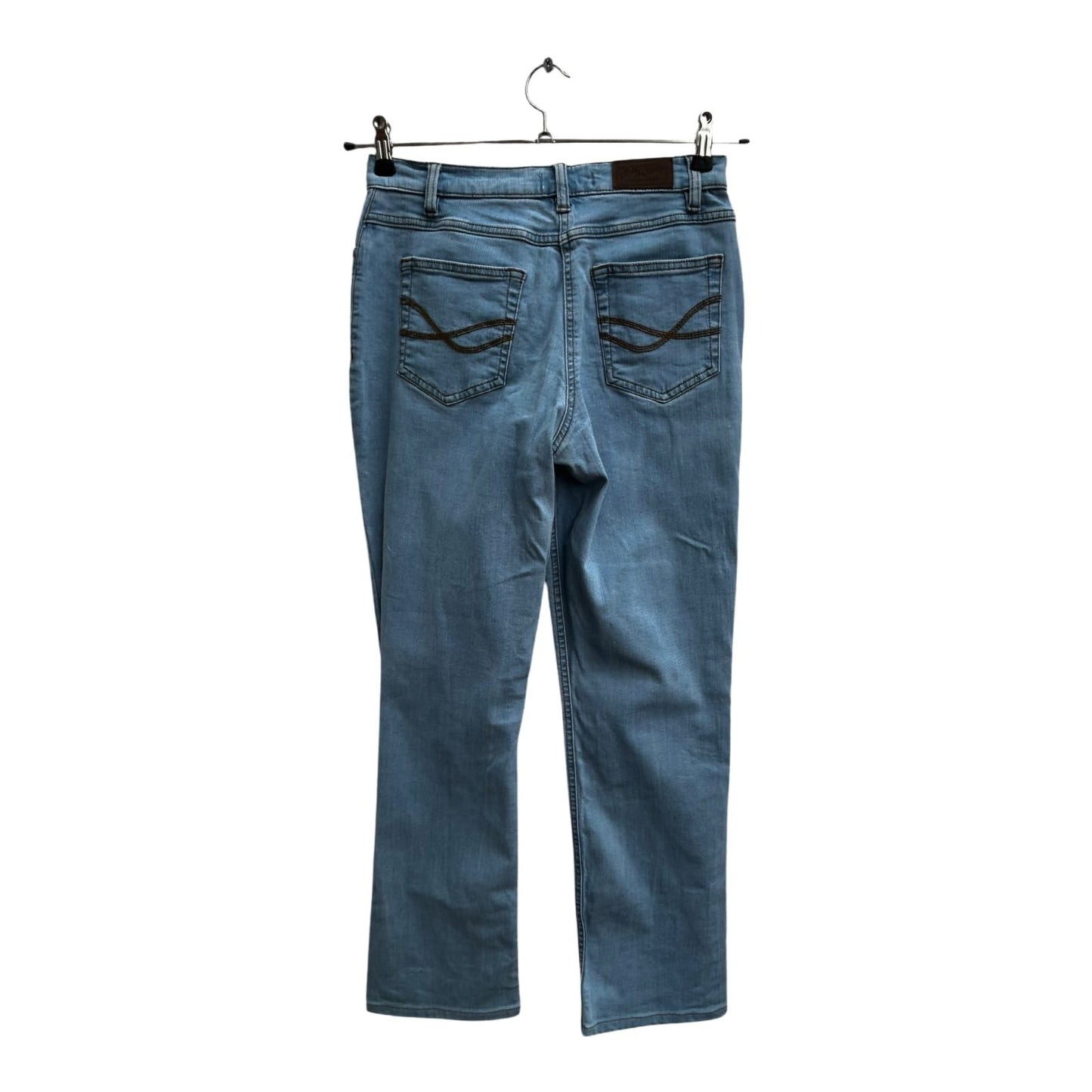 John Baner Damen Jeans Hose Gr 36 Blau Baumwolle Elasthan Stretch