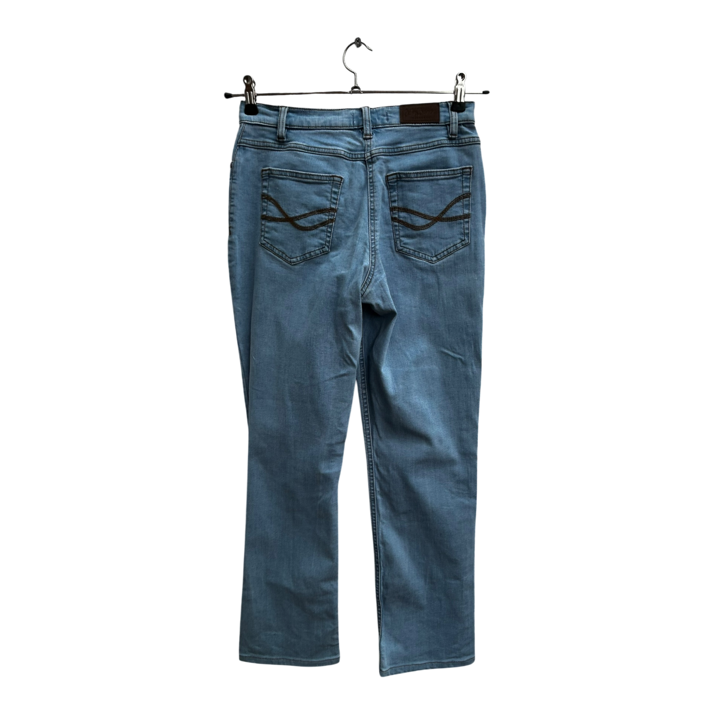 John Baner Damen Jeans Hose Gr 36 Blau Baumwolle Elasthan Stretch