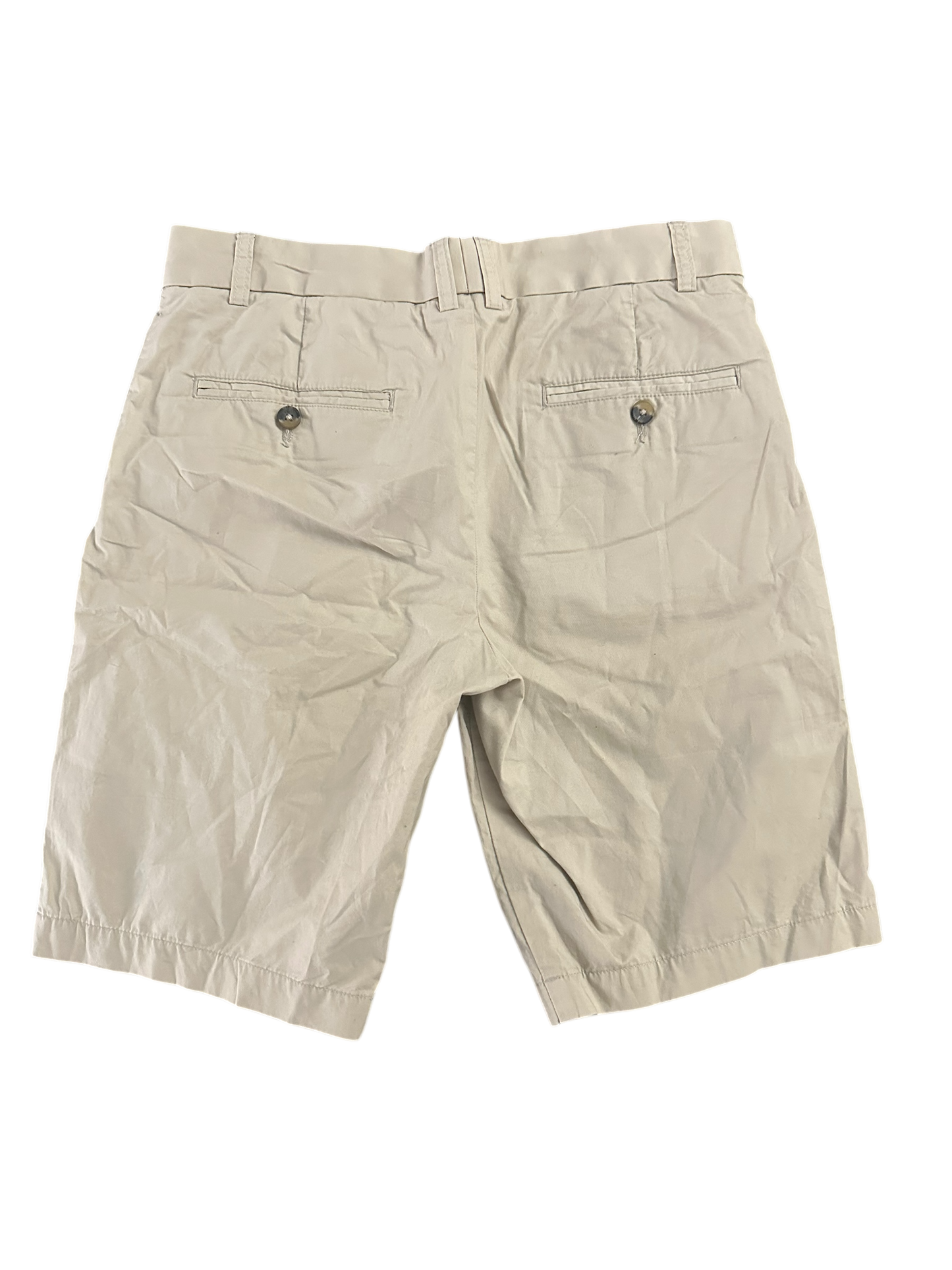H&M Herren Shorts Beige Gr 46 Chino Baumwolle Stretch