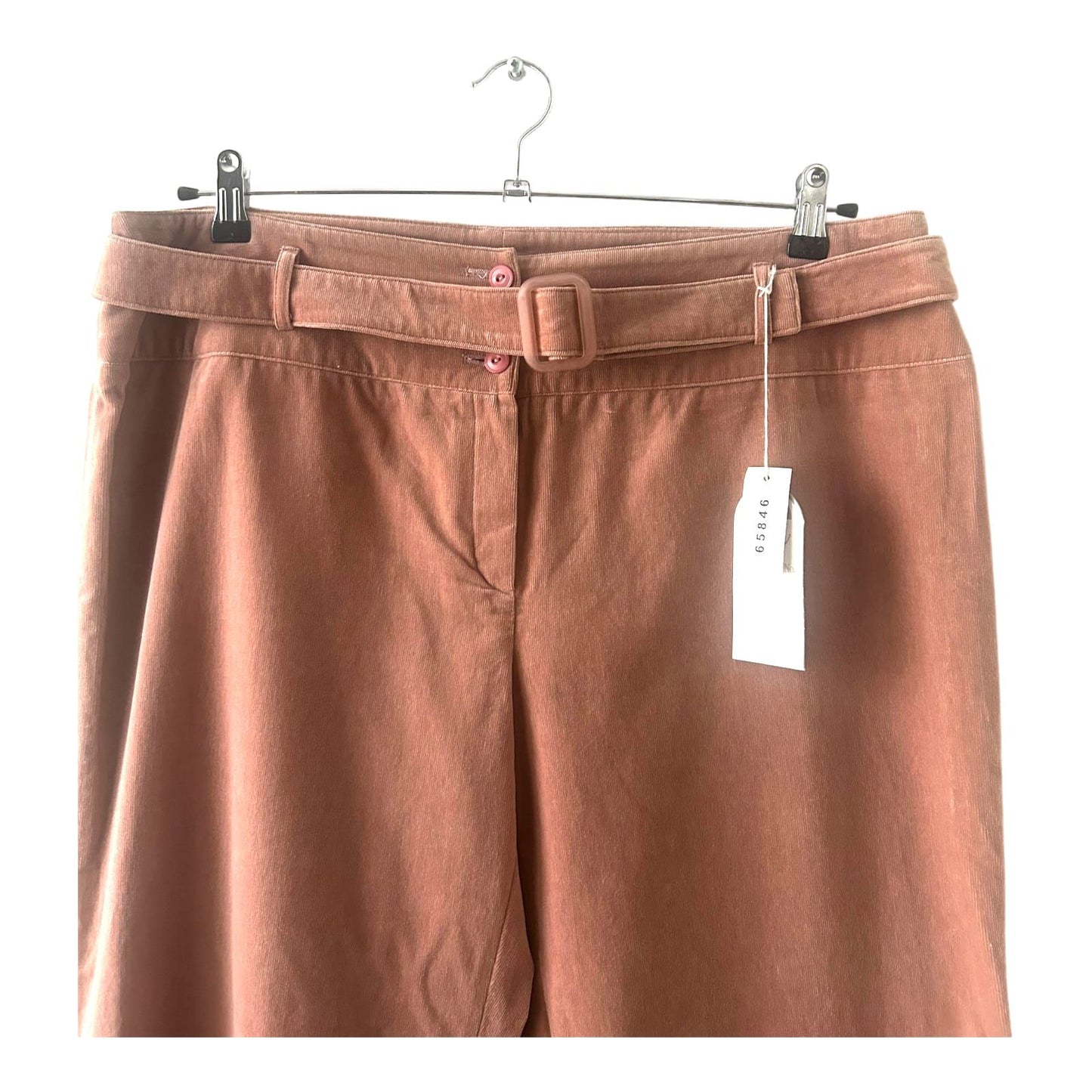Elegance Paris Damen Hose Gr 46 Rose Cord Baumwolle Modal Elasthan