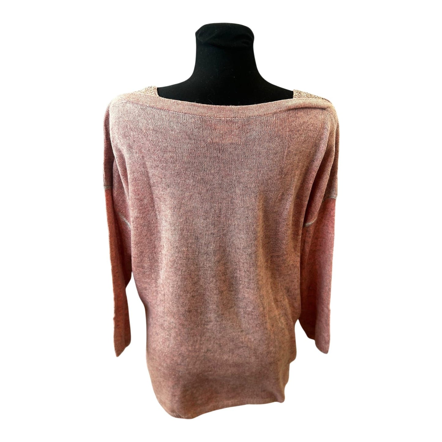 Princess goes Hollywood Pullover Damen Gr 42 Altrosa Wolle Kaschmir Leicht 3/4 Arm