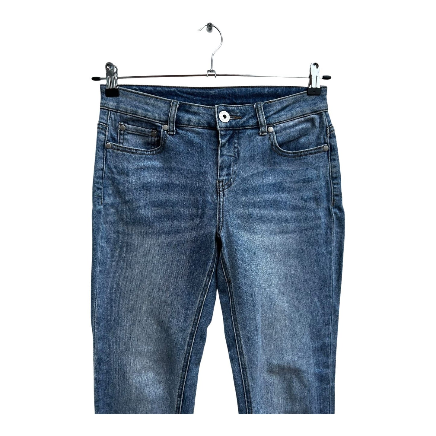 Best Connections Jeans Damen Hose Gr 34 Blau Stretch Elegant Klassisch Strass