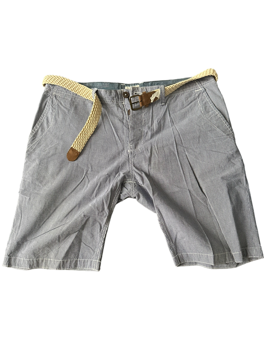 💙🩳 next Herren-Shorts Hellblau Fein Kariert – Gr. 46 (EU) 🩳💙