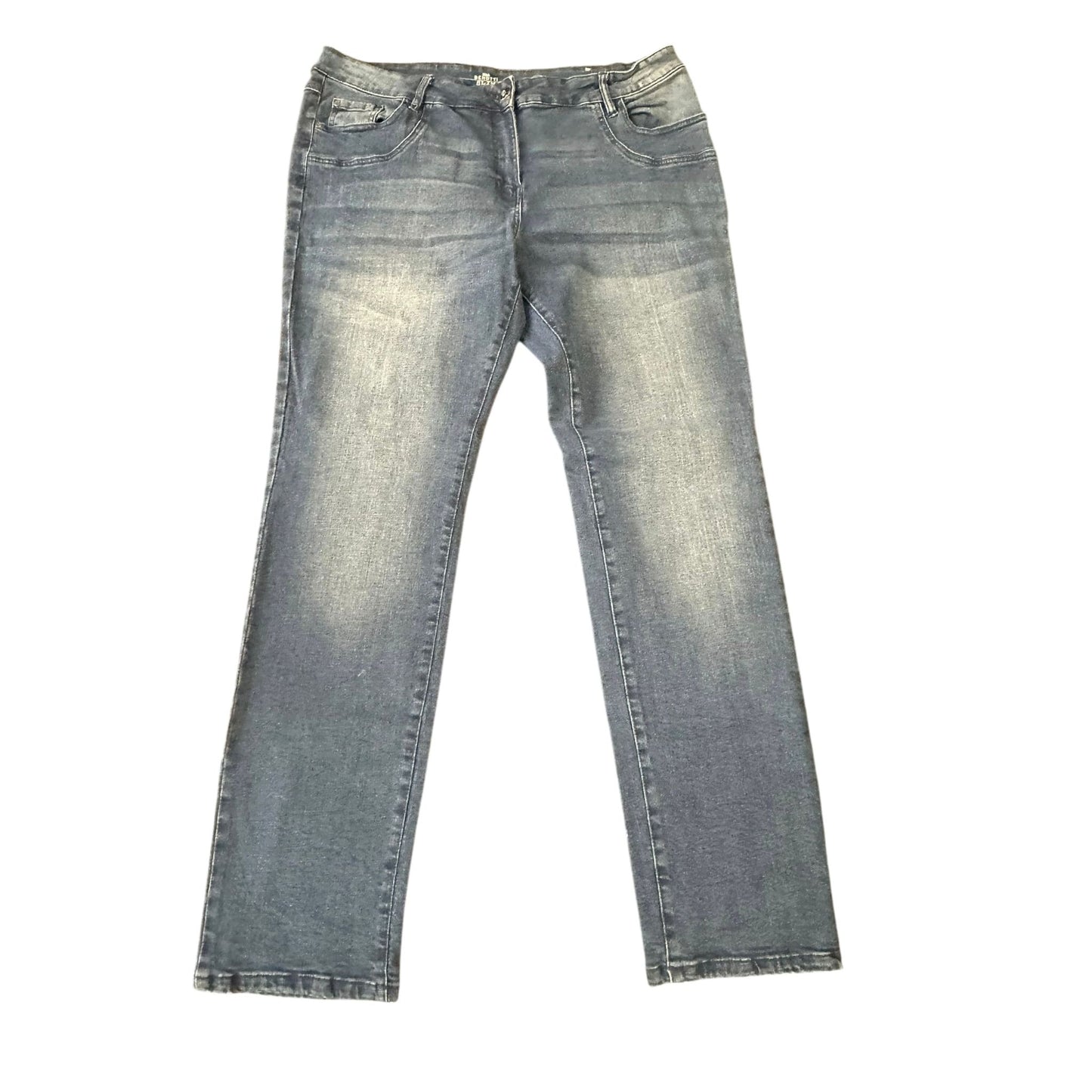 Gina Benotti Jeans Damen Gr. 46 - Hosen - Jeansblau - Straight Fit