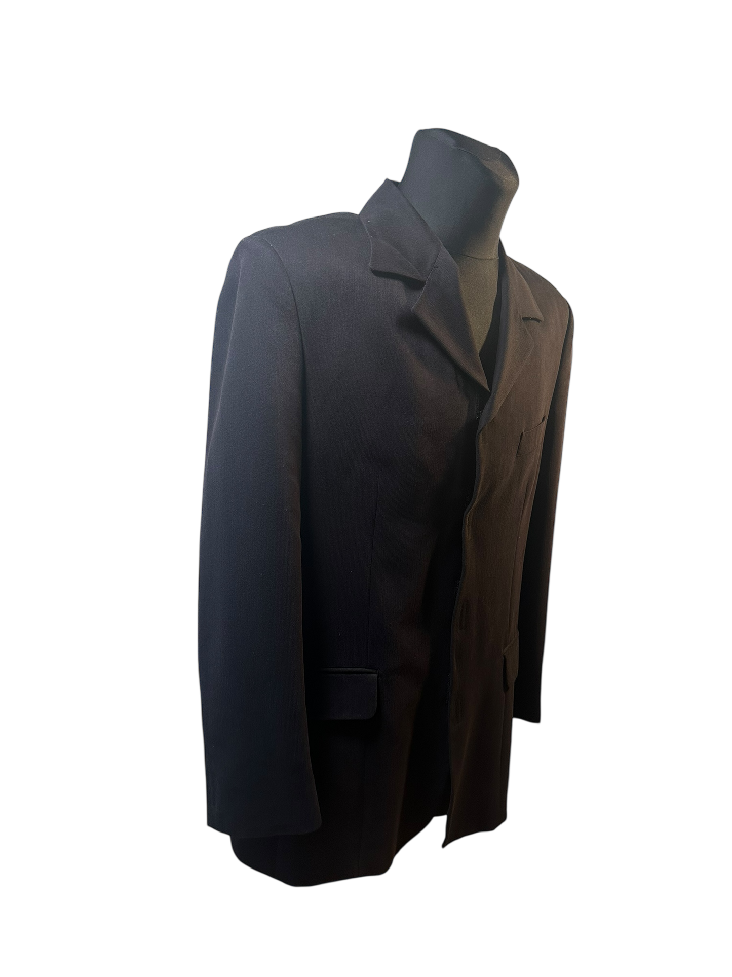 Downstairs Sakko Gr. 50 Schwarz Herren Sakko Viskosemix Modern Elegant