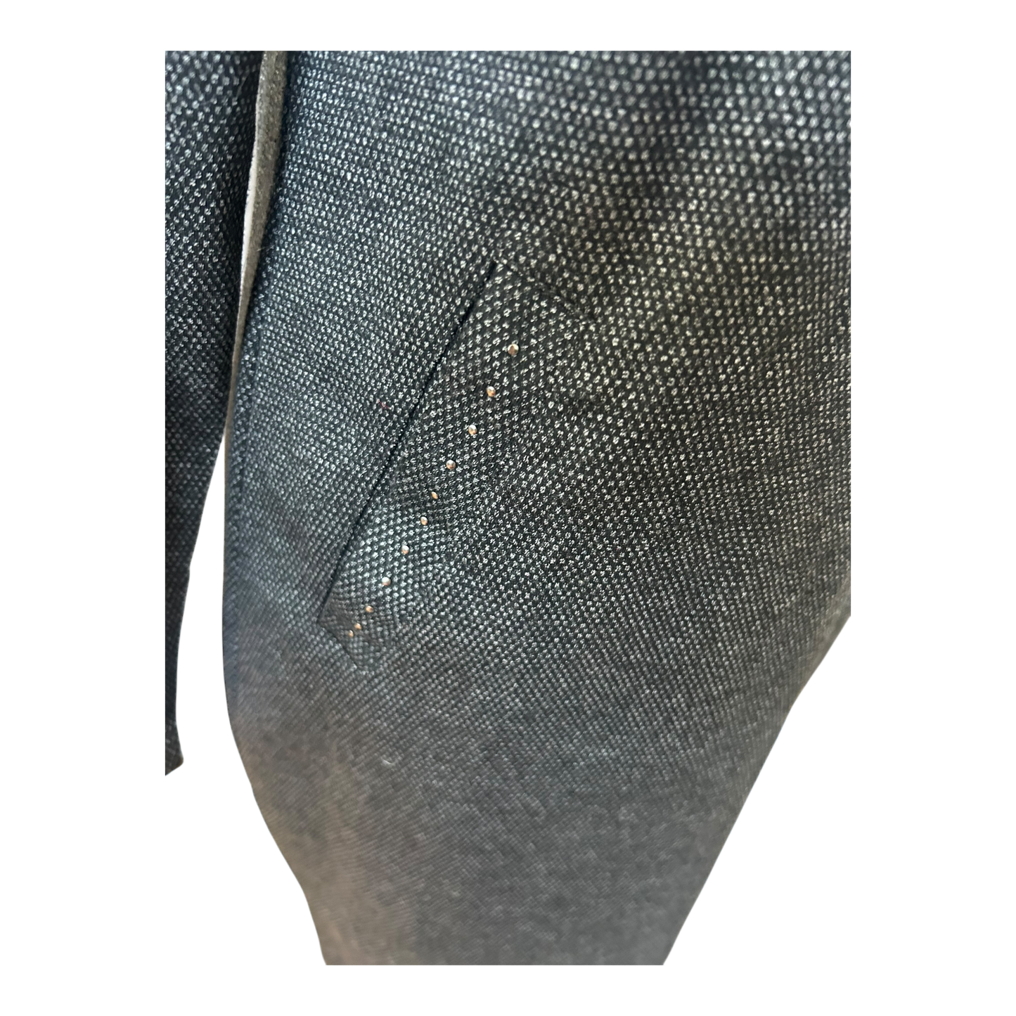 Women Essentials by Tchibo Kleid Damen Gr 36 Grau Nieten Langarm Elegant