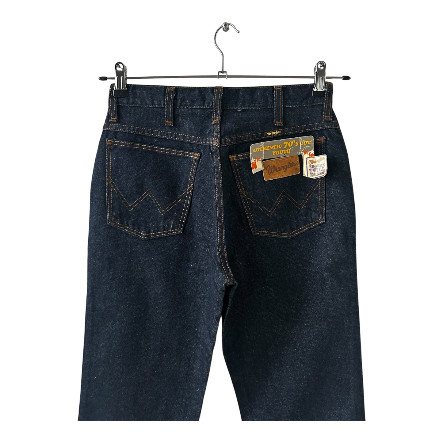 Wrangler Damen Jeans Hose Gr 36 Dunkelblau Baumwolle Denim Vintage Design