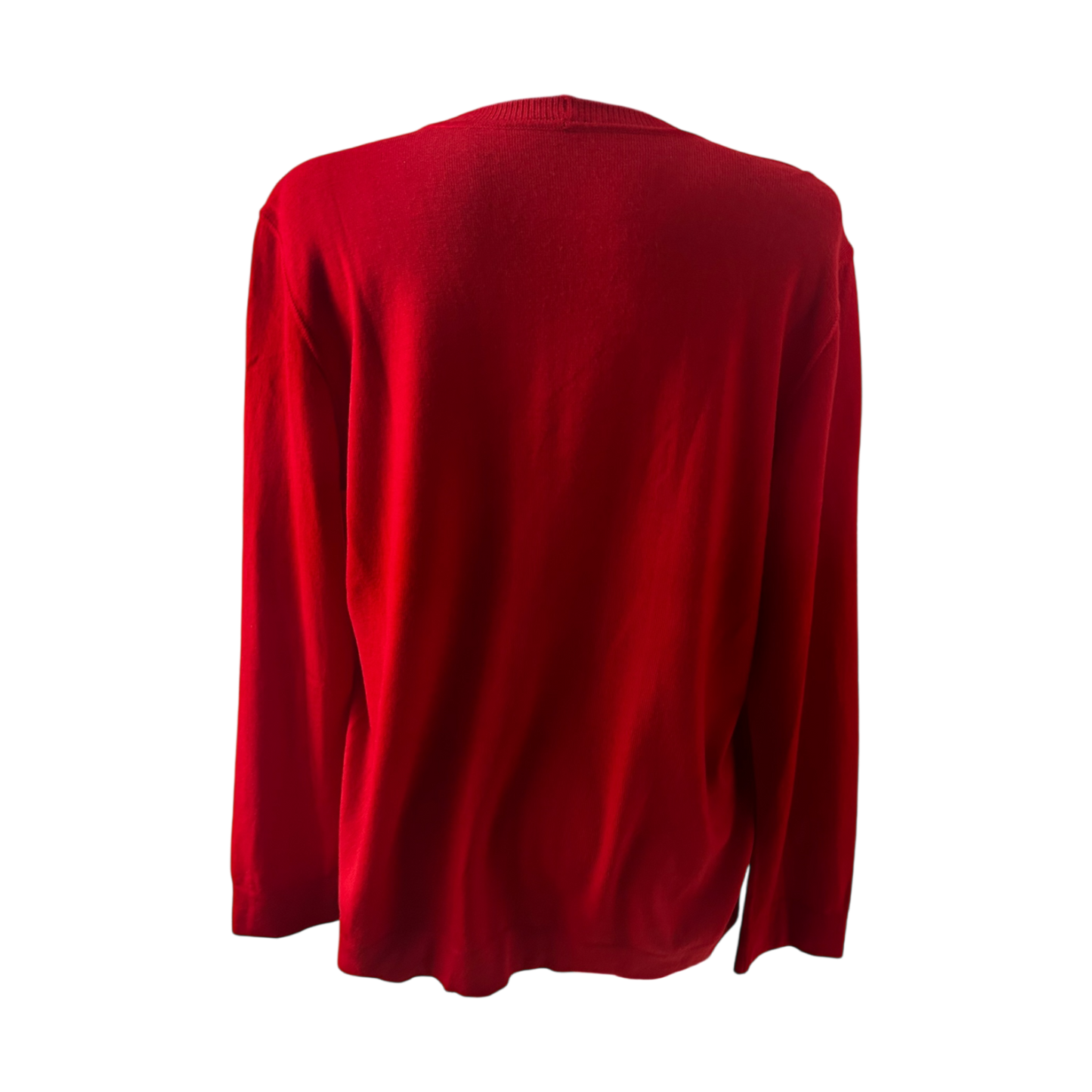 Second Hand Liebe Damen Strickjacke Cardigan Größe XL Rot Hochwertig Elegant