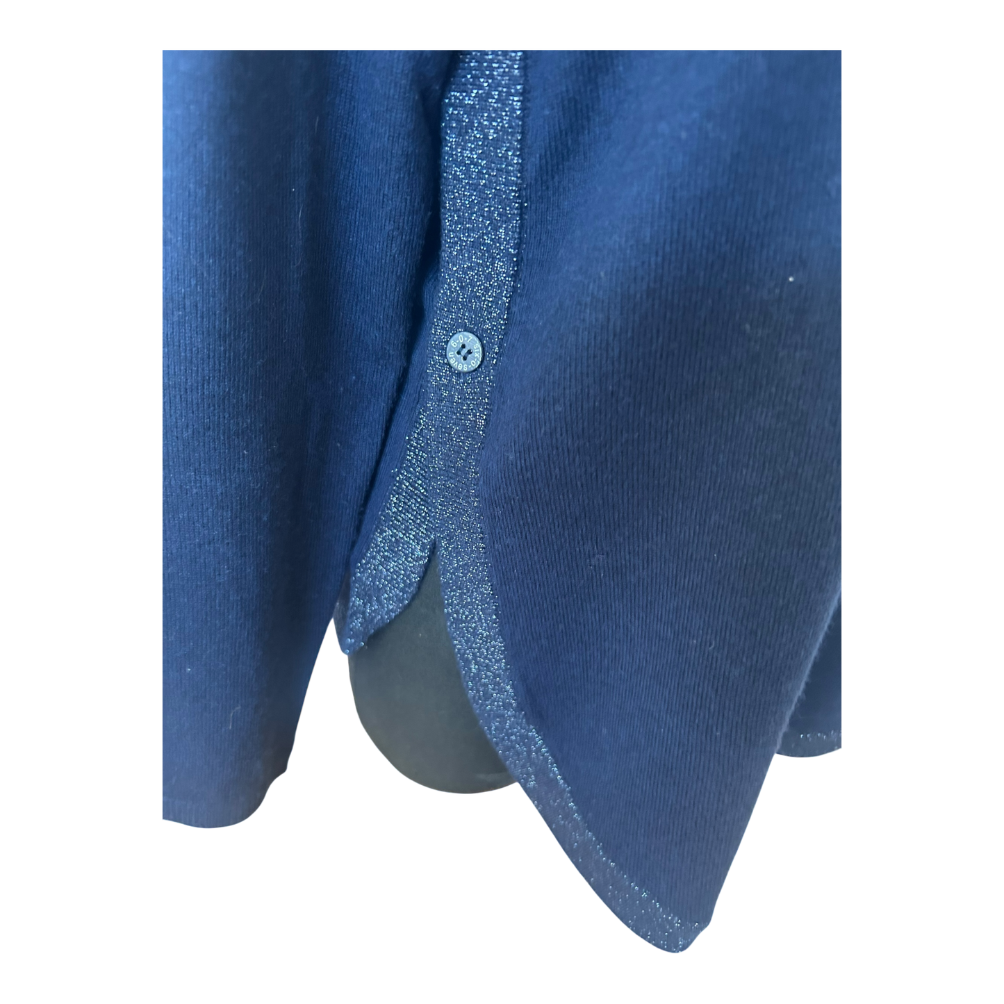 6-0-7 Essential Damen Pullover Strick Gr 42 Blau Wolle Kaschmir Viskose