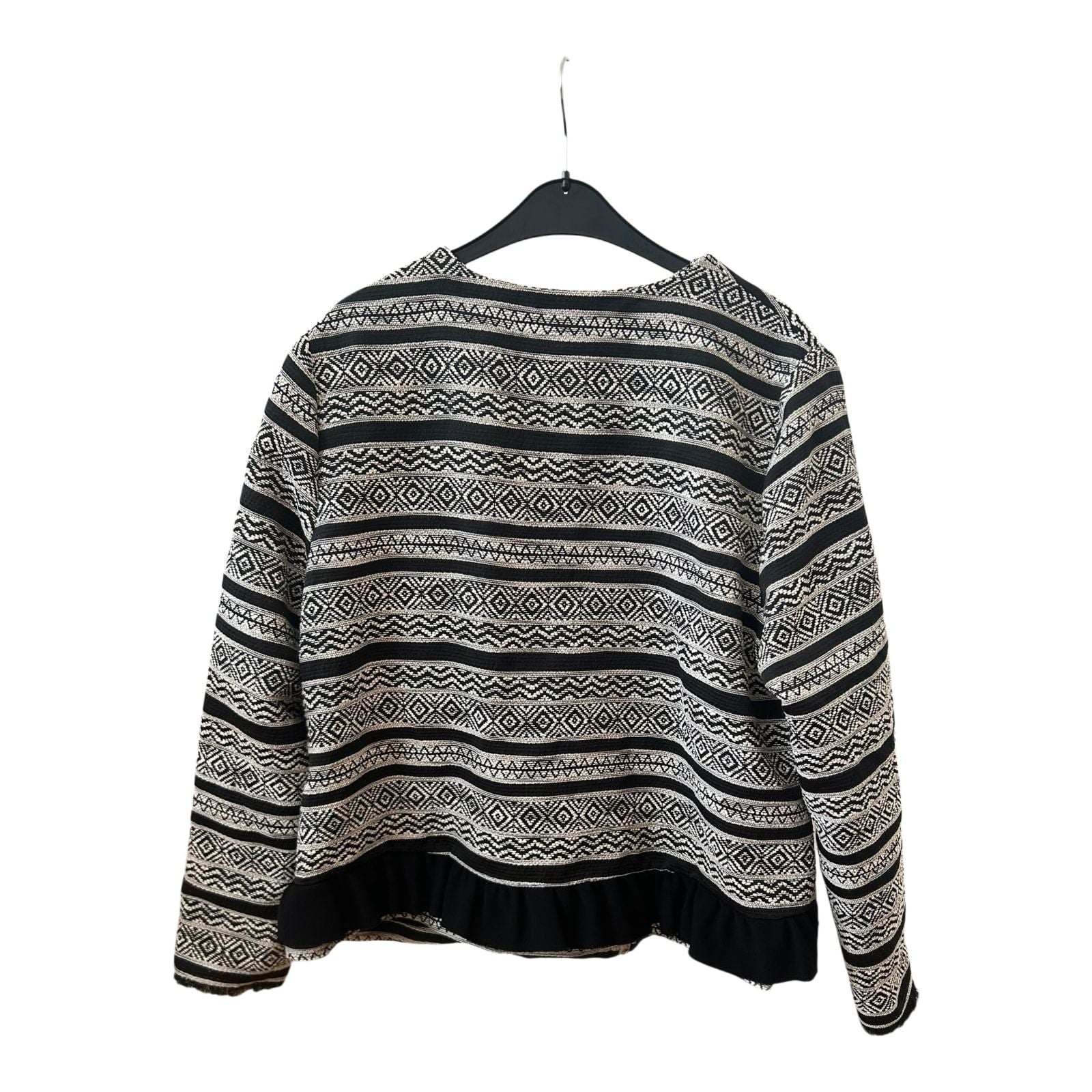 ✨ Pure Panda Jacke Gr. 48 – Ethno Chic mit Rüschen, ein echter Hingucker! ✨