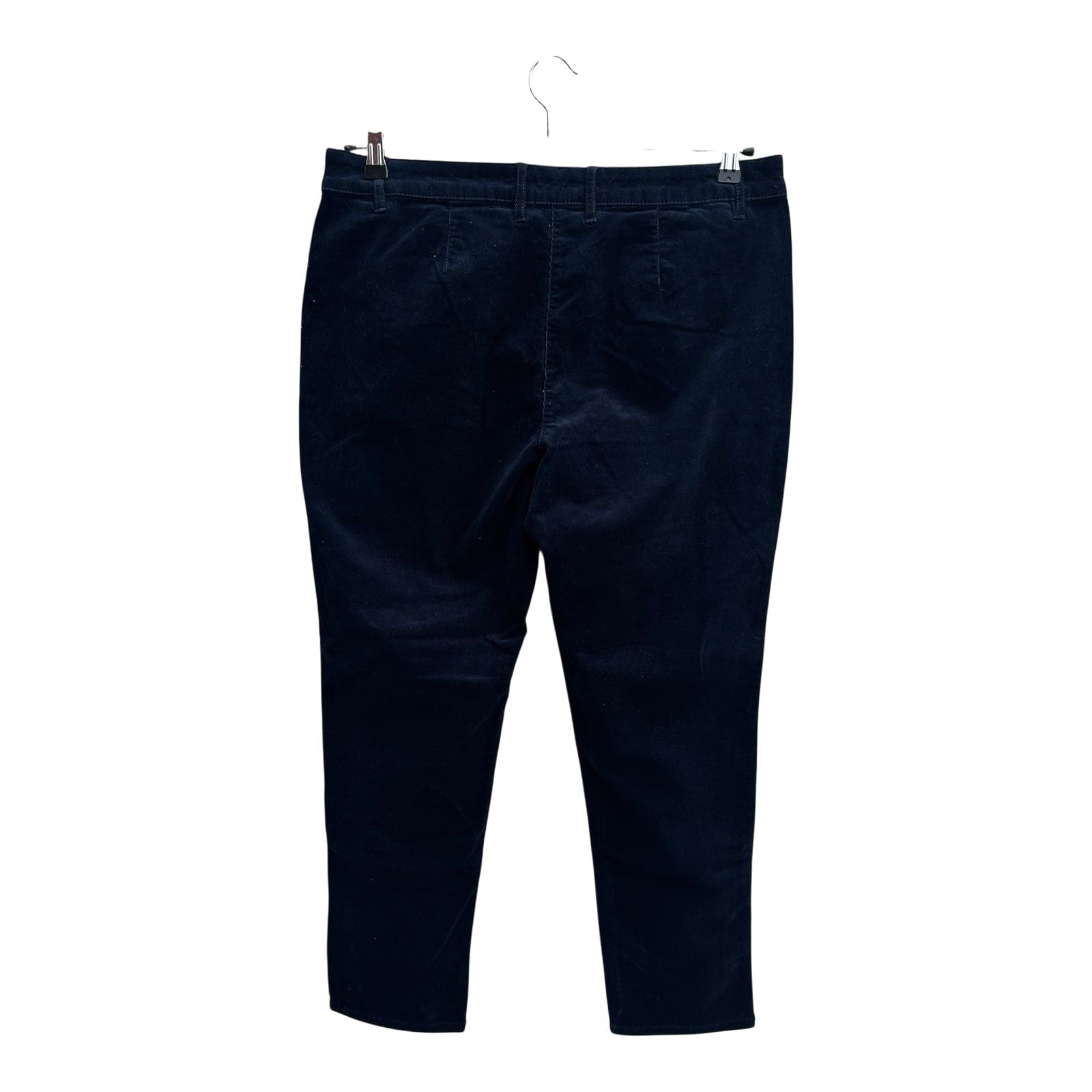 Canda Damen Cordhose Hose Kurzgröße 42 Dunkelblau Baumwolle Elasthan