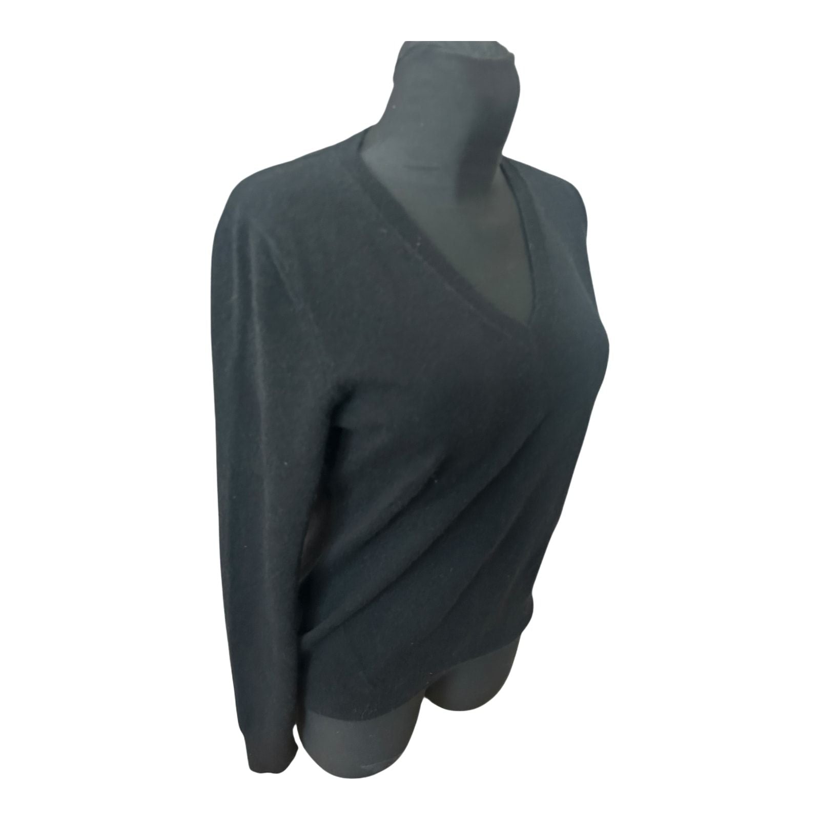 Galeria Cashmere Pullover Damen Gr M Schwarz V Ausschnitt 100 Cashmere