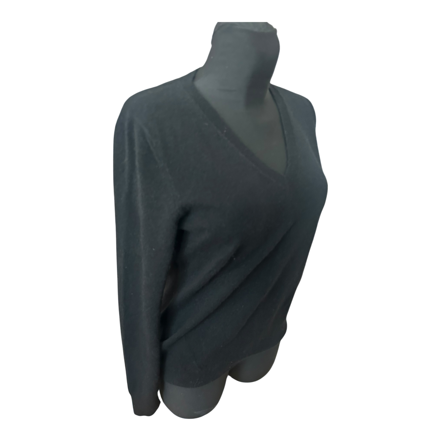 Galeria Cashmere Pullover Damen Gr M Schwarz V Ausschnitt 100 Cashmere