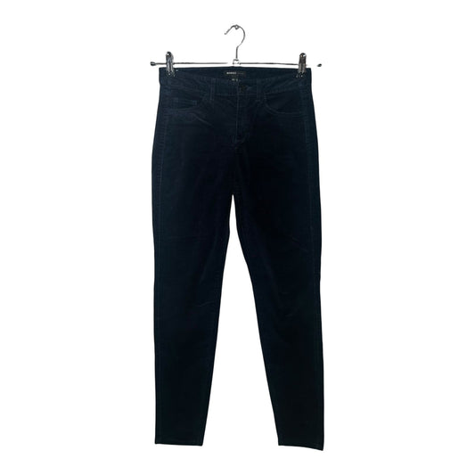 Mango Damen Feincordhose Dunkelblau Gr 34 Baumwolle Elasthan Klassisch Elegant