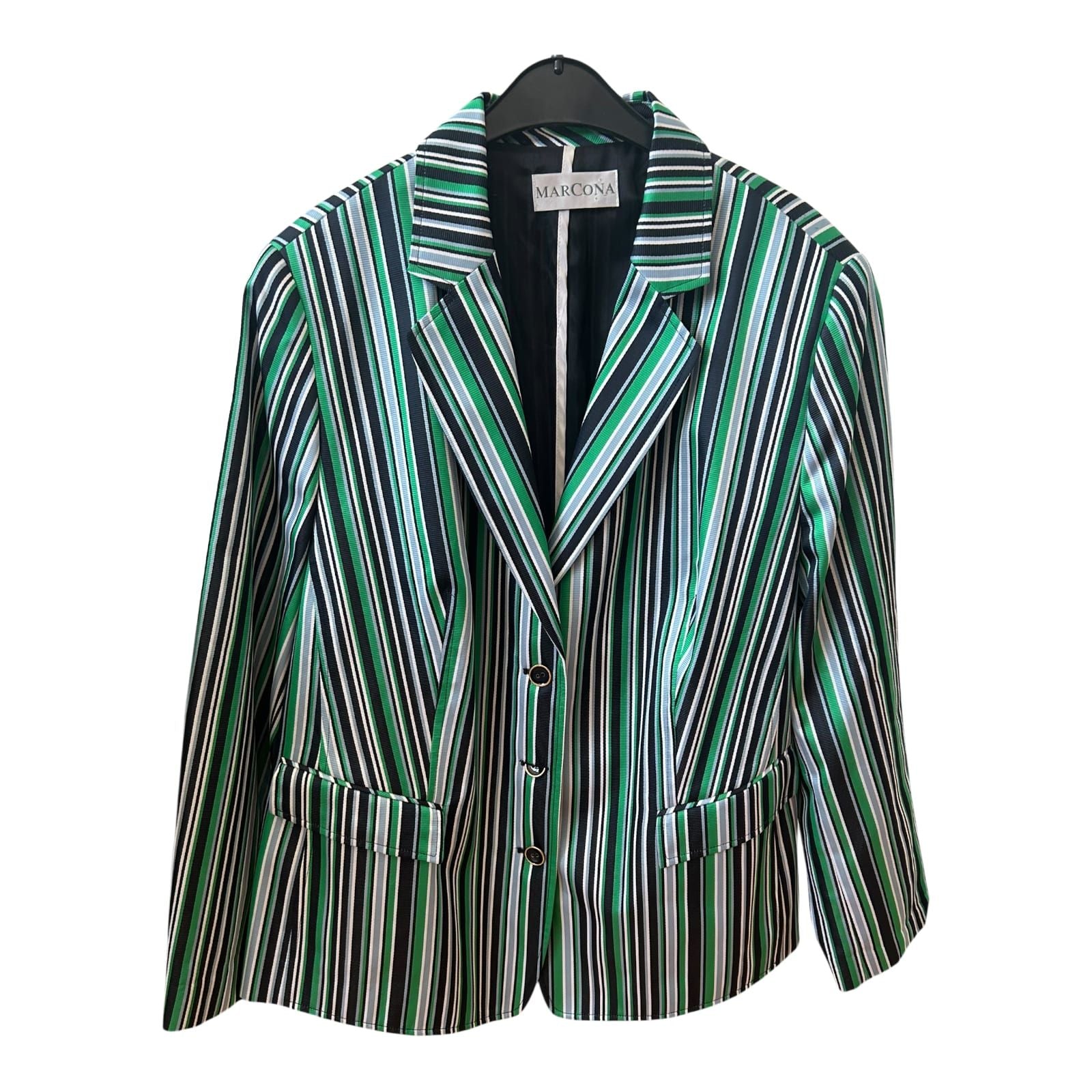 MARCONA Blazer, Damenmode, Größe 48, grün türkis