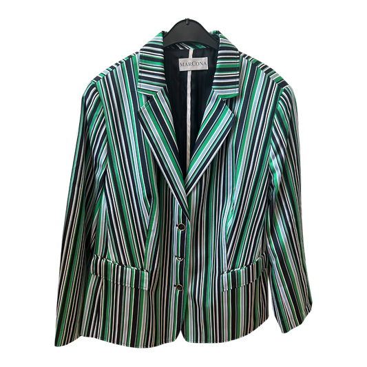MARCONA Blazer, Damenmode, Größe 48, grün türkis