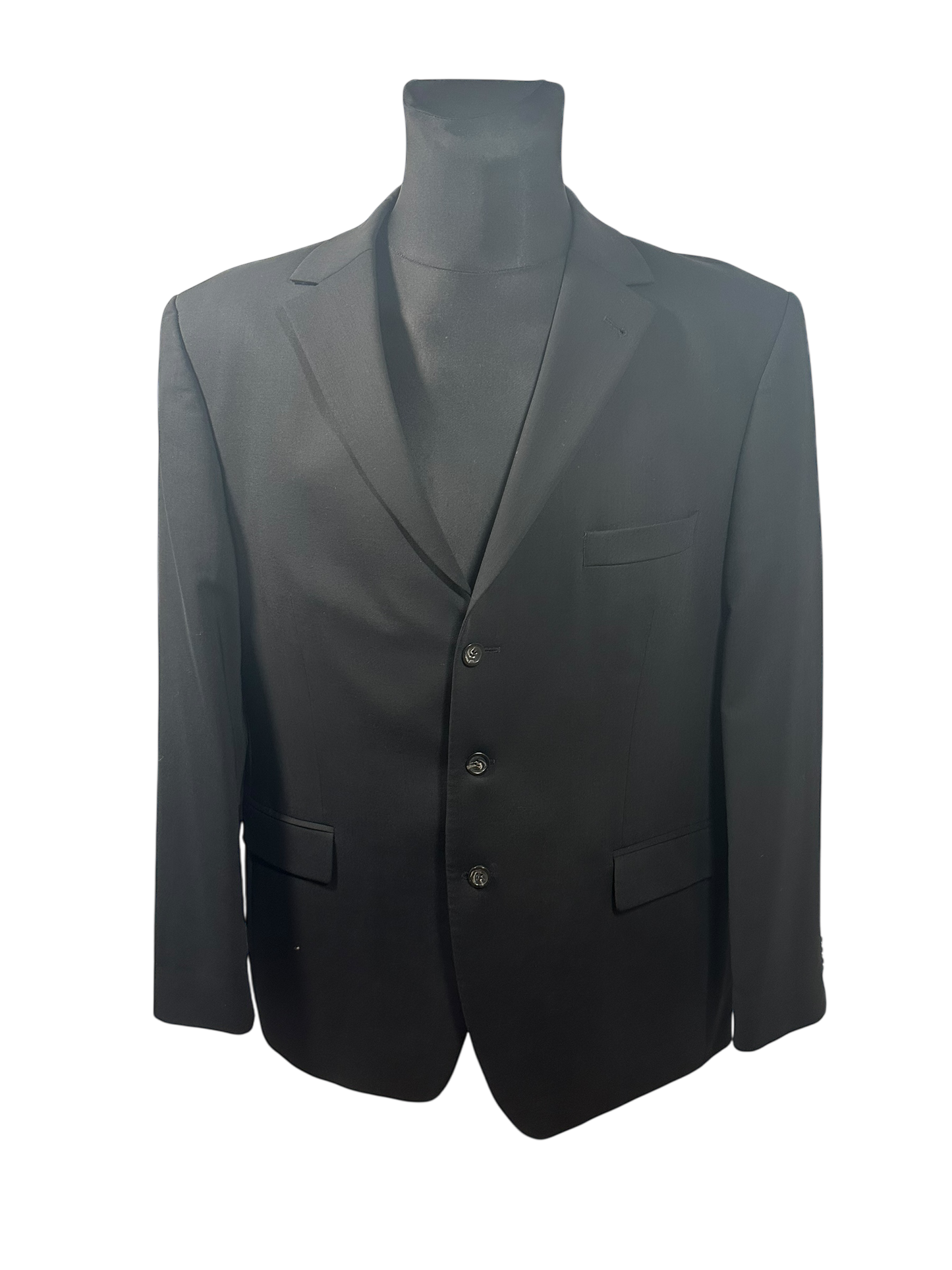 Kaiser Designs Sakko Gr. 50 Dunkelgrau Herren Sakko Cerruti 150s Schurwolle Italien