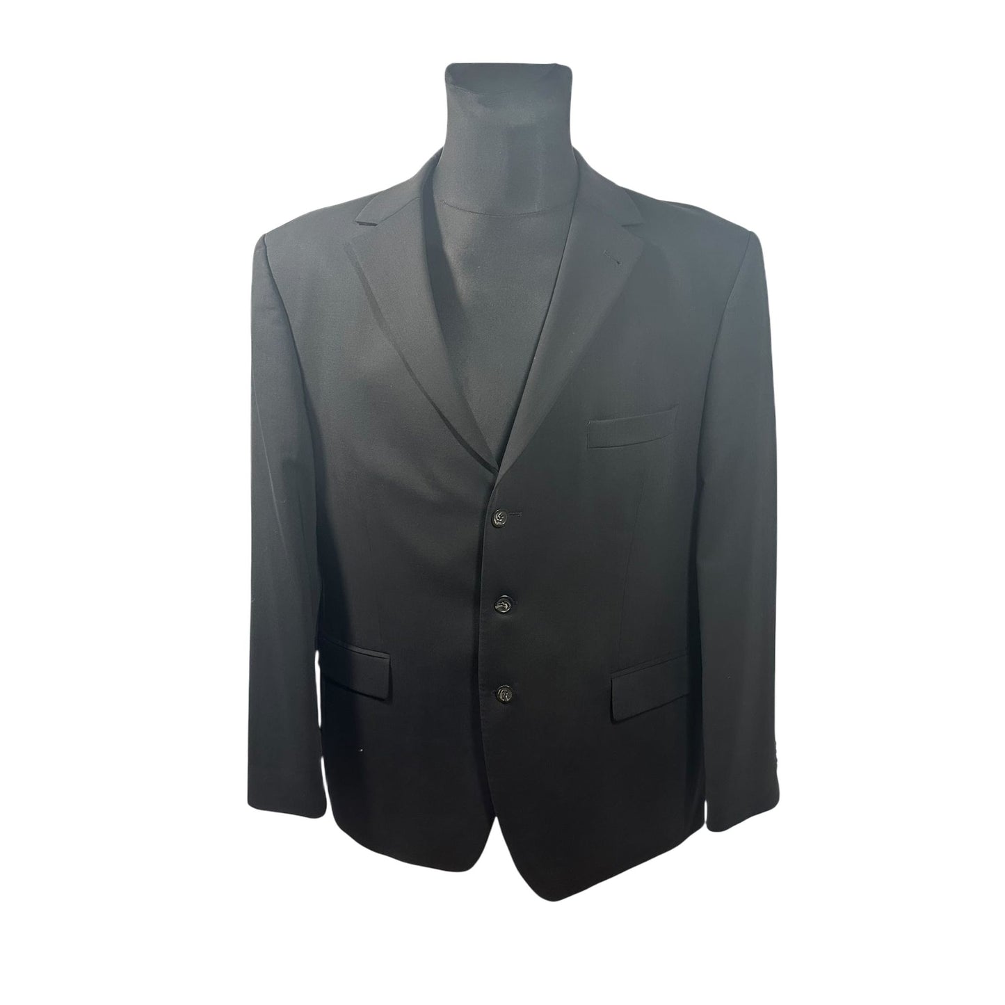 Kaiser Design Sakko Herren Gr 50 Dunkelgrau Cerruti 150s Schurwolle Elegant