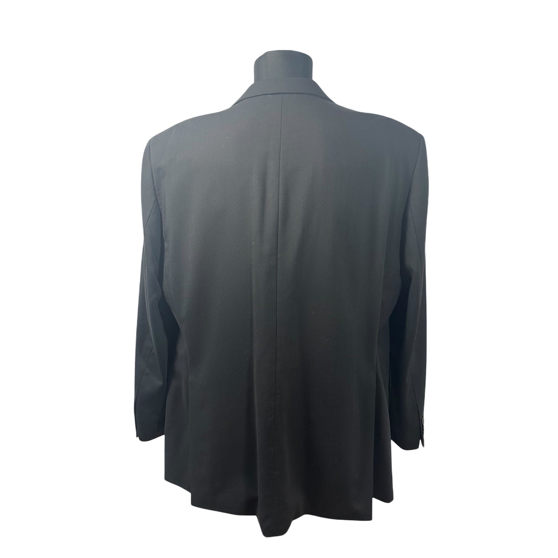 Kaiser Design Sakko Herren Gr 50 Dunkelgrau Cerruti 150s Schurwolle Elegant