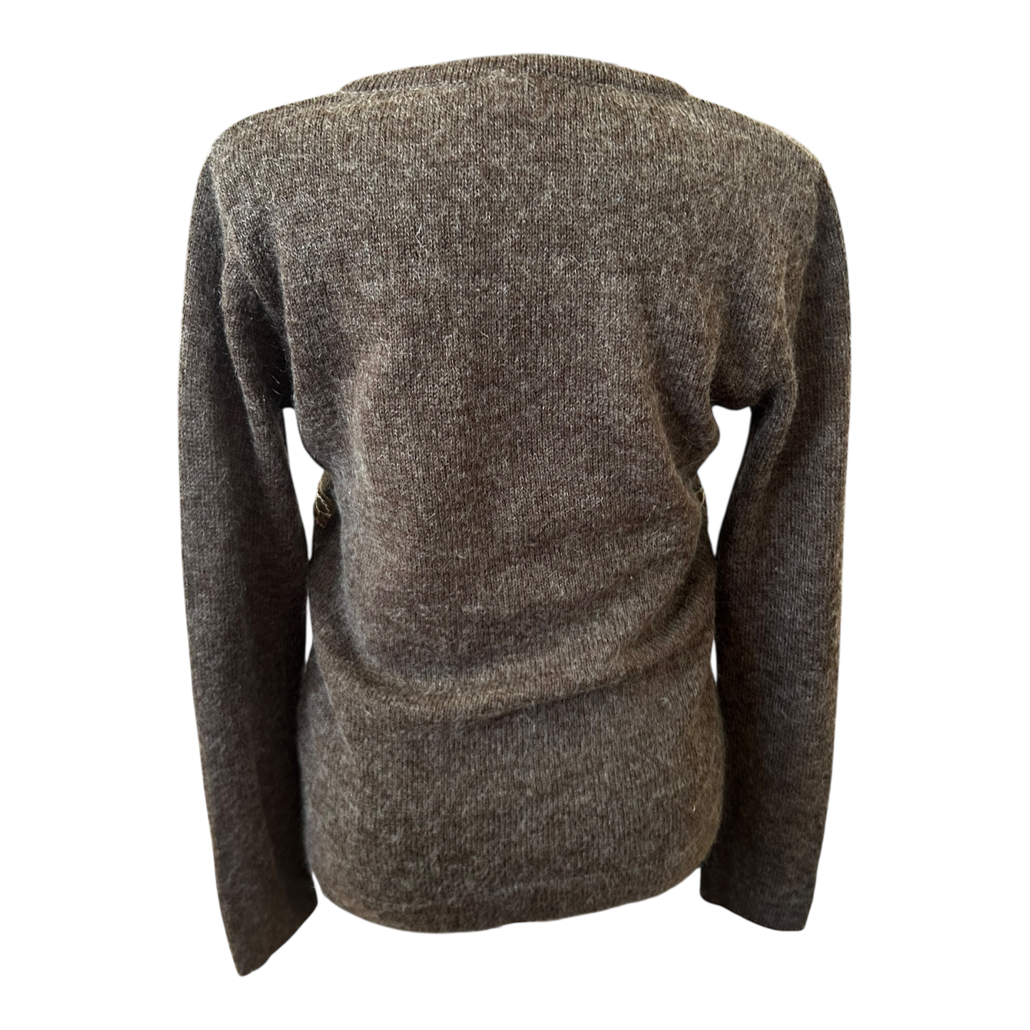 Hayward Damen Pullover V Ausschnitt Braun Gr 40 Feinstrick Elegant Mohair Mix