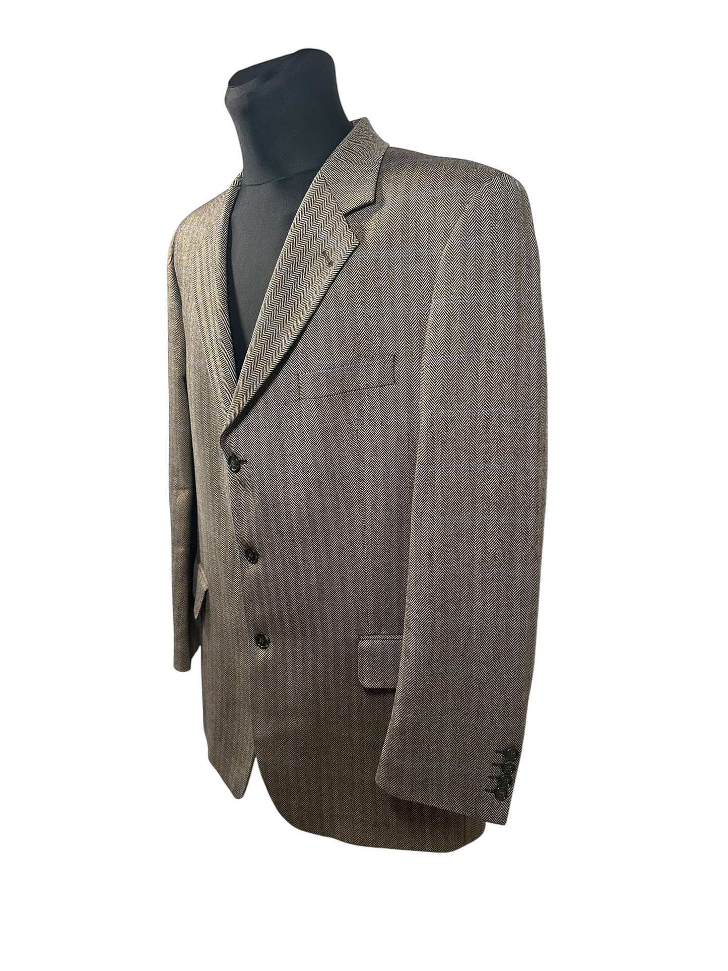 Westbury Sakko Gr. 56 Beige Herren Sakko Schurwolle Cashmere Klassisch Elegant