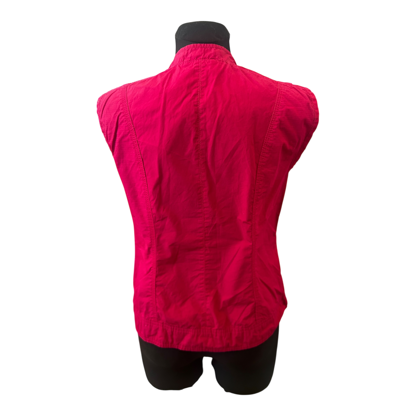 Bonita Damen Weste Sommer Gr 40 Pink Baumwolle Leicht Taschen Casual