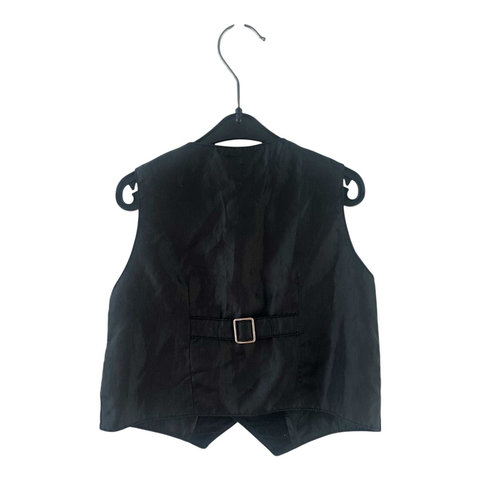 H&M Weste Jungen Gr 86 Schwarz Elegant Festlich Baumwollmix Klassisch