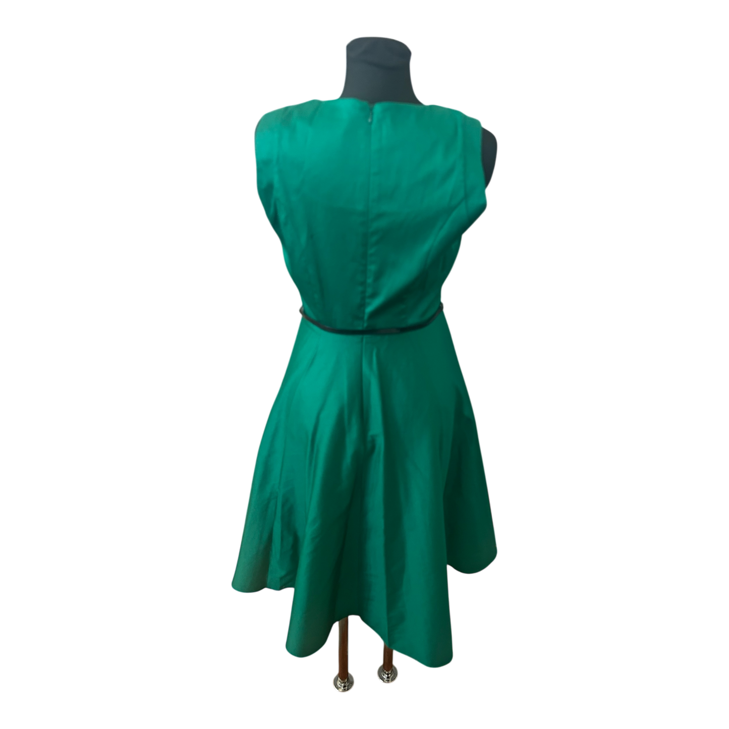 Yessica Kleid Damen Gr 40 Grün Sommerkleid A Linie Baumwolle Elegant