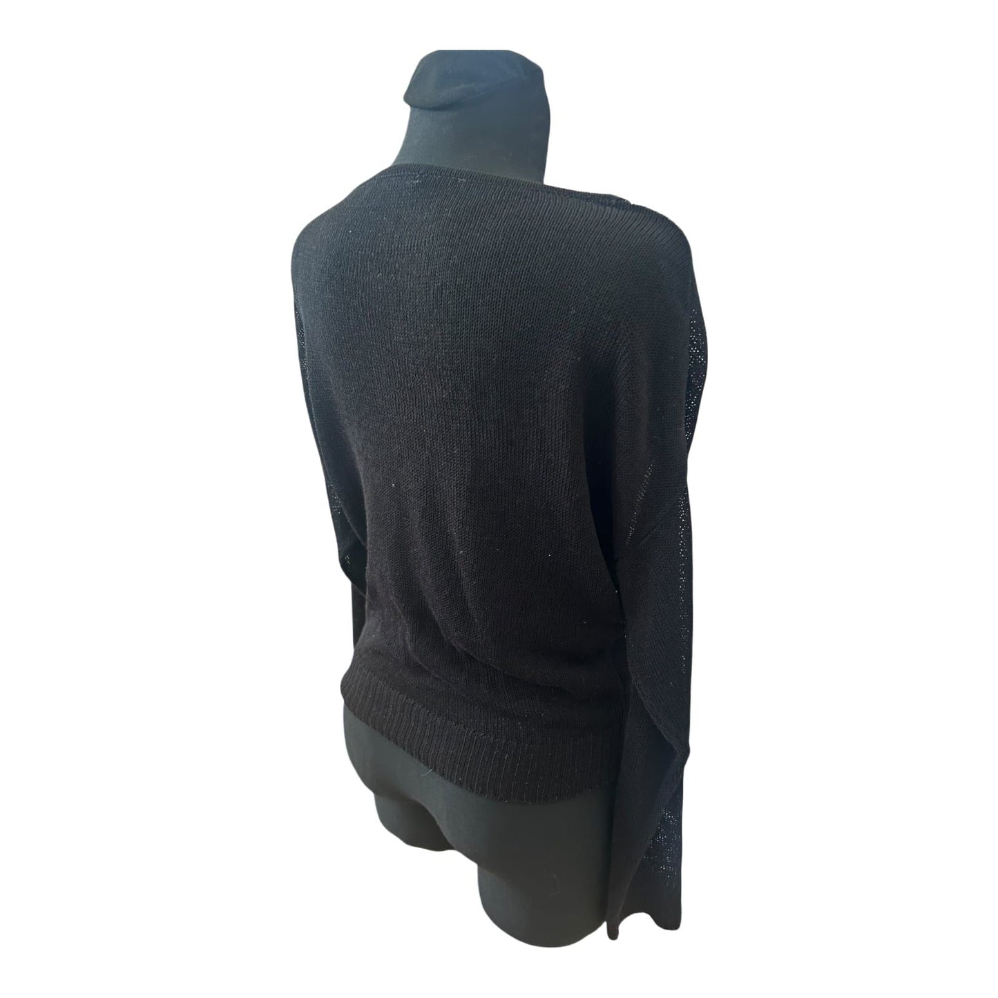 Only Edge Collection Netzpullover Damen Gr M Schwarz Transparent Sommer