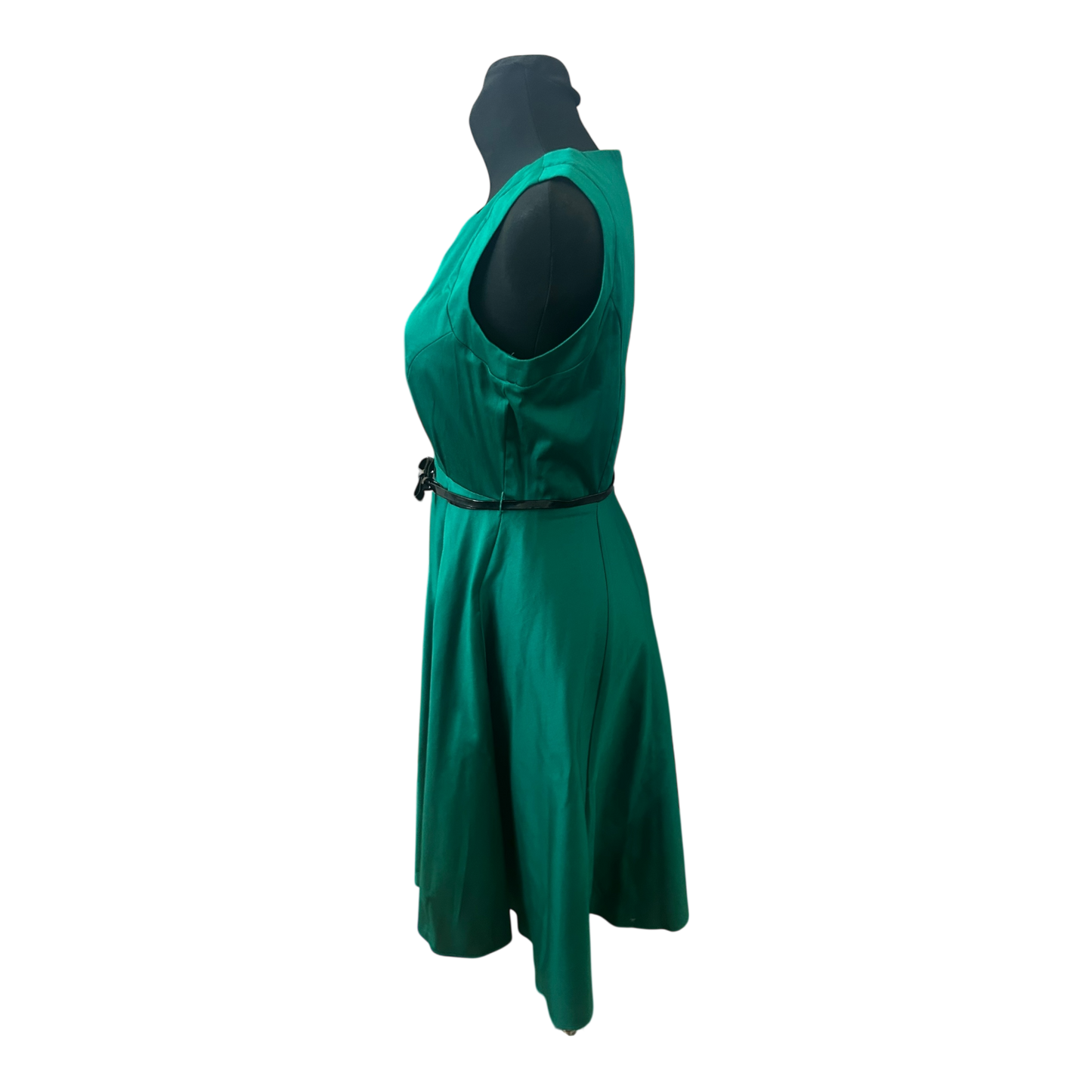 Yessica Kleid Damen Gr 40 Grün Sommerkleid A Linie Baumwolle Elegant