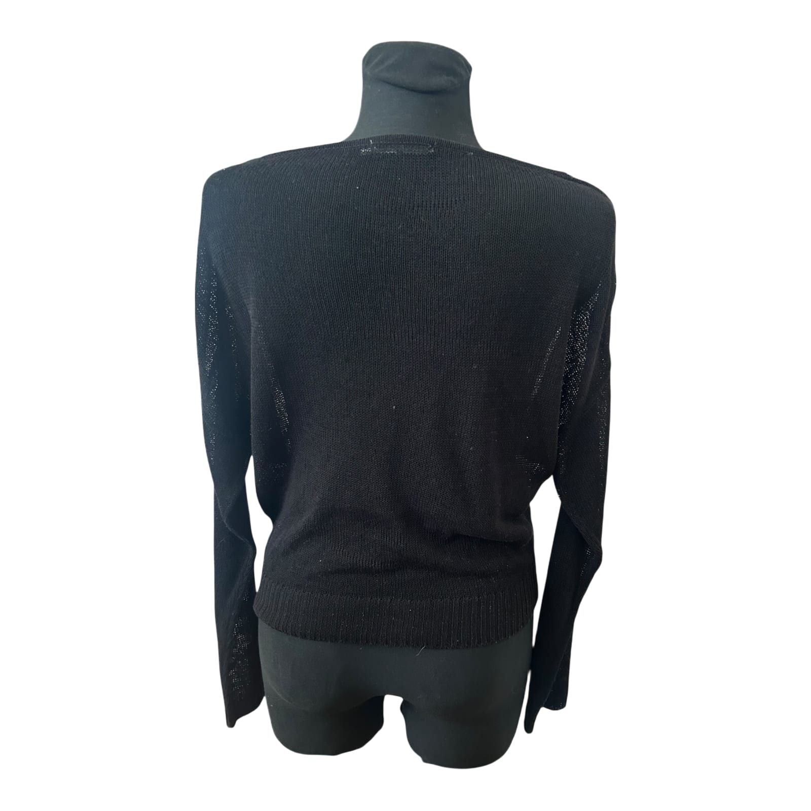 Only Edge Collection Netzpullover Damen Gr M Schwarz Transparent Sommer