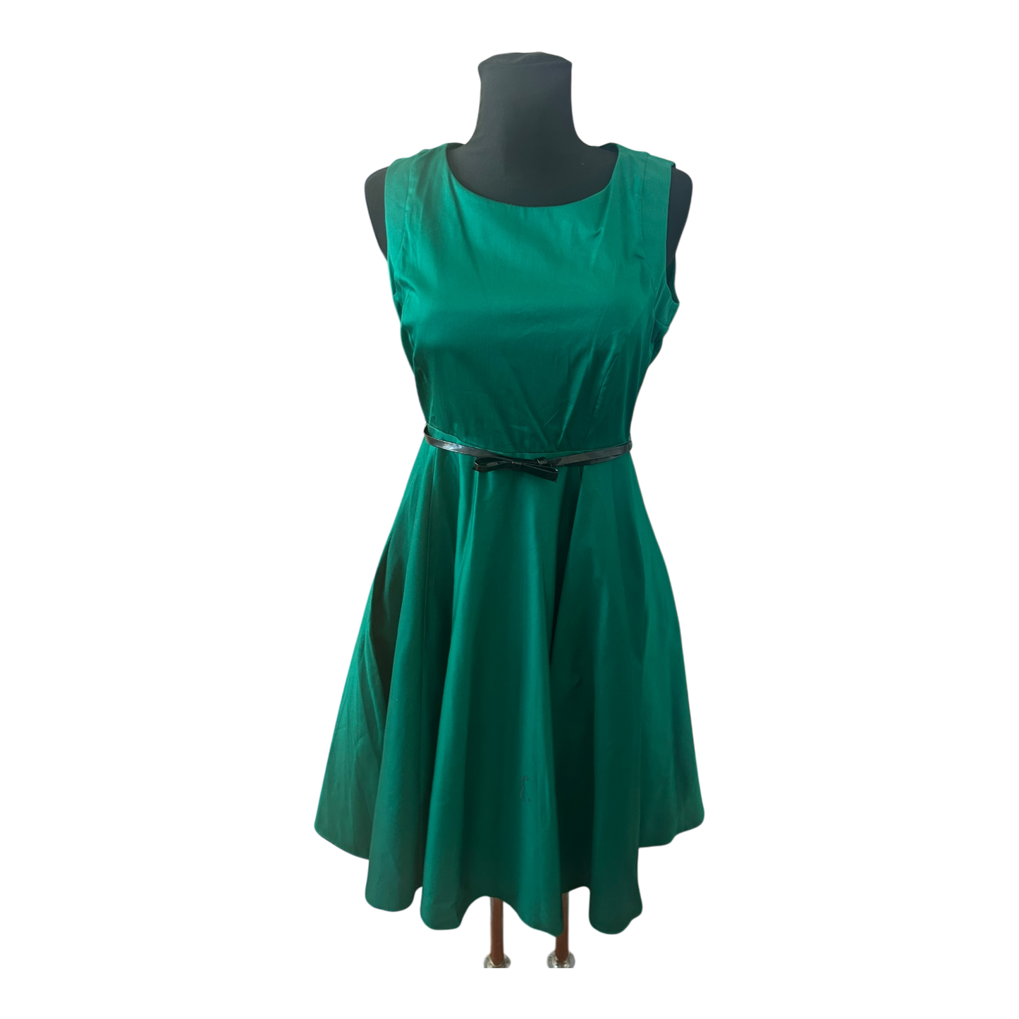 Yessica Kleid Damen Gr 40 Grün Sommerkleid A Linie Baumwolle Elegant