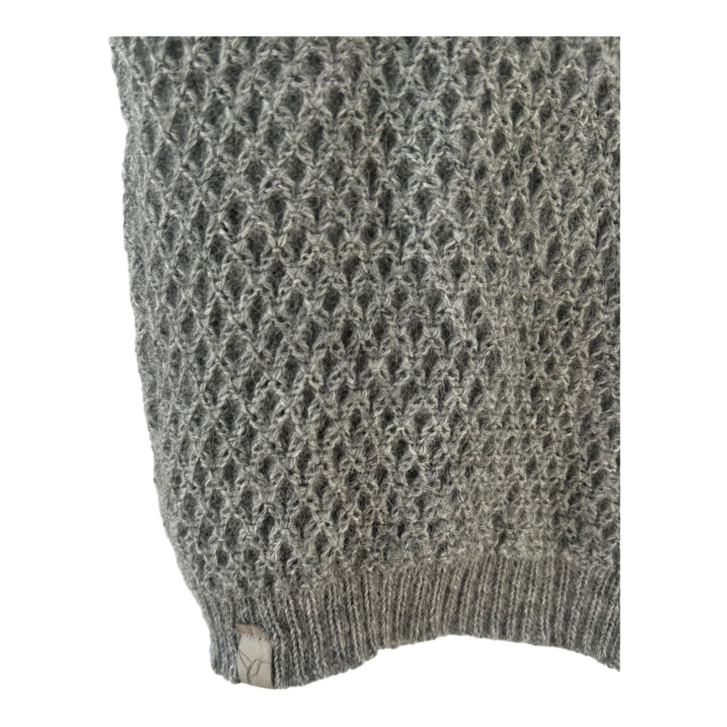 Petit Kolibri Pullunder Strickweste Gr 92 Grau Alpaka Weich Warm