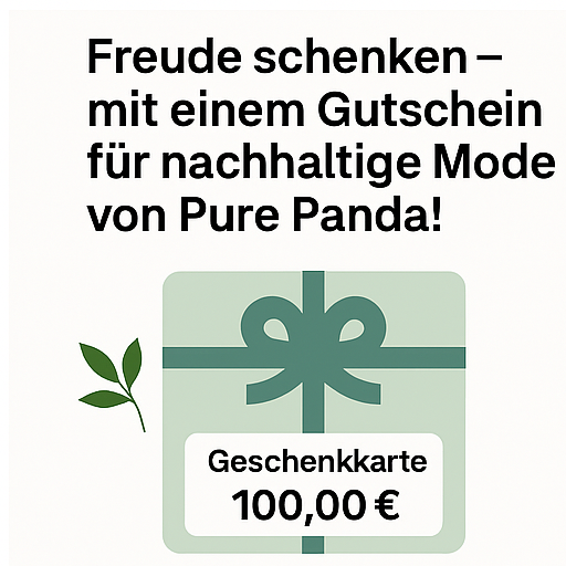 Pure Panda Geschenkkarte im Wert von 100 EUR