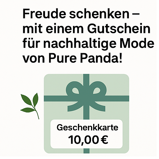 Pure Panda Geschenkkarte im Wert von 10 EUR